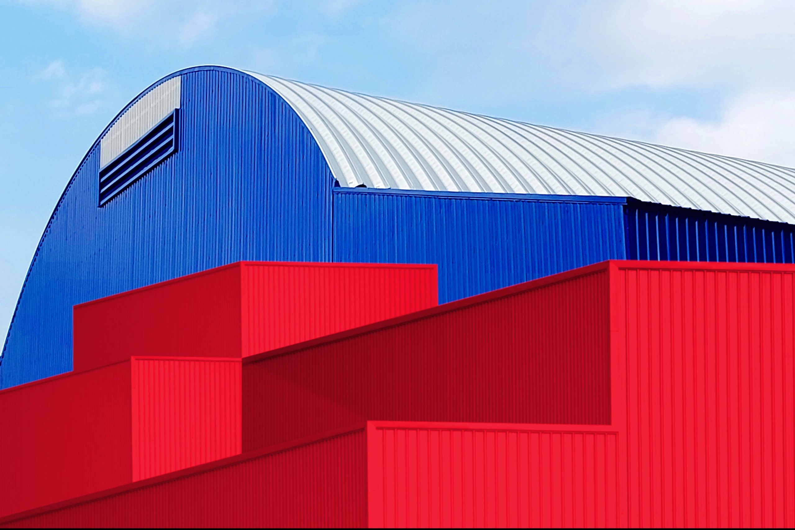 Warehouse exterior representing global sourcing logistics