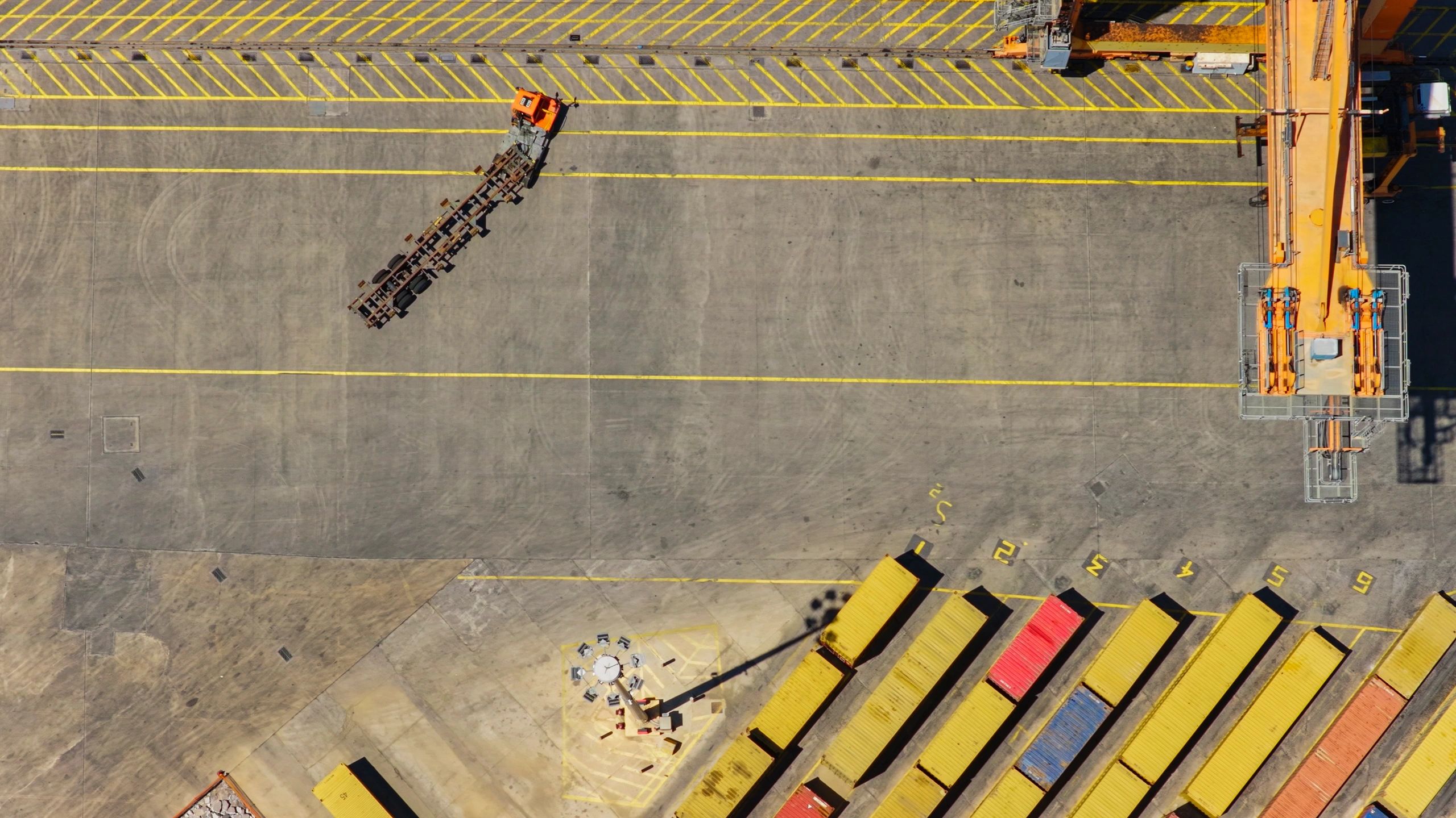 Shipping port and container logistics representing global sourcing support