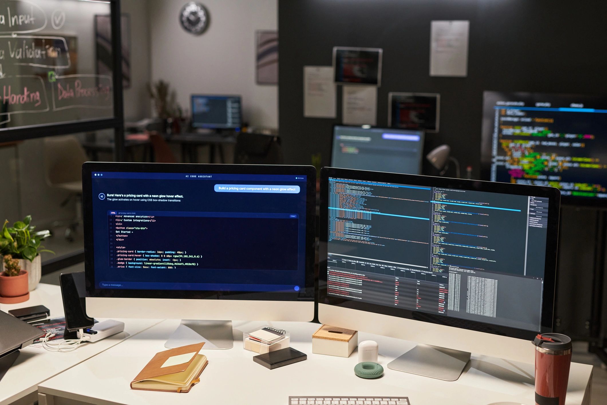 Secure technology environment illustrating responsible data handling